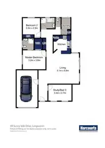 Floorplan of Homely house listing, 49 Sunny Vale Drive, Langwarrin VIC