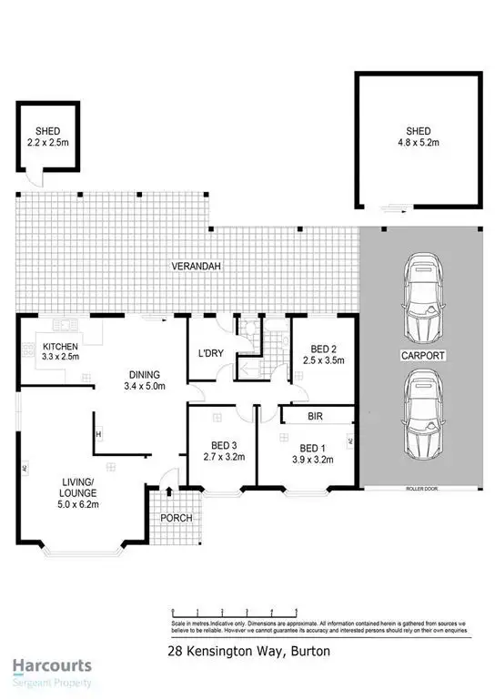 Floorplan of Homely house listing, 28 Kensington Way, Burton SA 5110