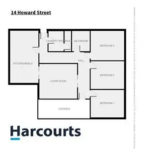 Floorplan of Homely house listing, 14 Howard Street, Horsham VIC 3400