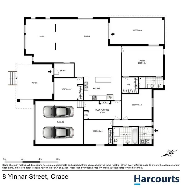 Floorplan of Homely house listing, 8 Yinnar Street, Crace ACT 2911