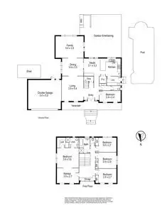 Floorplan of Homely house listing, 34 Fraser Crescent, Wantirna South VIC 3152