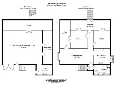 Floorplan of Homely house listing, 9 Dawson Street, Yeerongpilly QLD 4105
