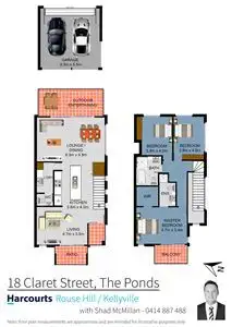 Floorplan of Homely house listing, 18 Claret Street, The Ponds NSW 2769