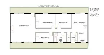 Floorplan of Homely house listing, 49 Johns Road, Reedy Marsh TAS 7304