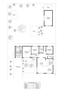 Floorplan of Homely house listing, 3 Harold Lea Way, Hackham SA 5163