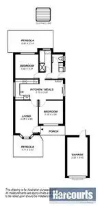 Floorplan of Homely unit listing, 2/21 Tareena Street, Ridgehaven SA 5097