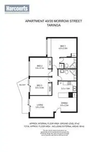 Floorplan of Homely apartment listing, 40/35 Morrow Street, Taringa QLD 4068