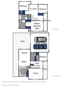 Floorplan of Homely house listing, 1/12 Stradbroke Road, Boronia VIC 3155