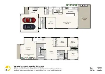 Floorplan of Homely house listing, 68 Raceview Avenue, Hendra QLD 4011