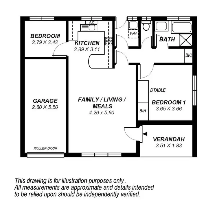 Floorplan of Homely unit listing, 5/3 Elford Street, Kensington Gardens SA 5068
