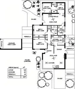 Floorplan of Homely unit listing, 1/11 Fern Road, Blackwood SA 5051