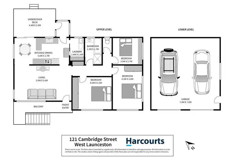 Floorplan of Homely house listing, 121 Cambridge Street, West Launceston TAS 7250