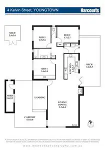 Floorplan of Homely house listing, 4 Kelvin  Street, Youngtown TAS 7249
