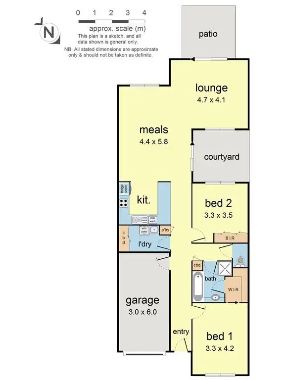 Floorplan of Homely unit listing, 16/18-20 Louisa Street, Croydon VIC 3136