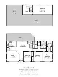 Floorplan of Homely house listing, 120 Currajong Street, Mornington TAS 7018