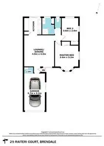 Floorplan of Homely villa listing, 29 Raiteri Court, Brendale QLD 4500