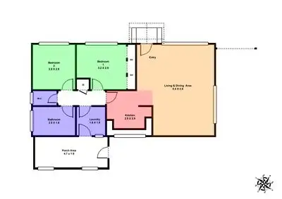 Floorplan of Homely house listing, 150 Learmonth Road, Wendouree VIC 3355