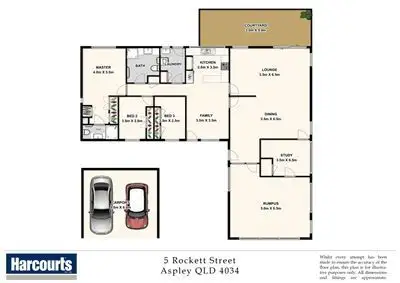 Floorplan of Homely house listing, 5 Rockett Street, Aspley QLD 4034