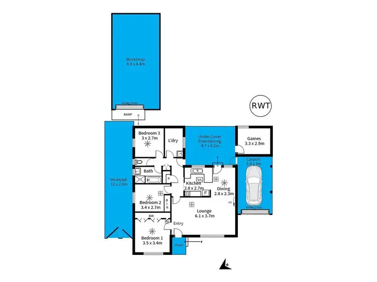 Floorplan of Homely house listing, 40 Arnold Drive, Hackham SA 5163