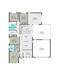 Floorplan of Homely house listing, 4 Therese Court, Miners Rest VIC 3352