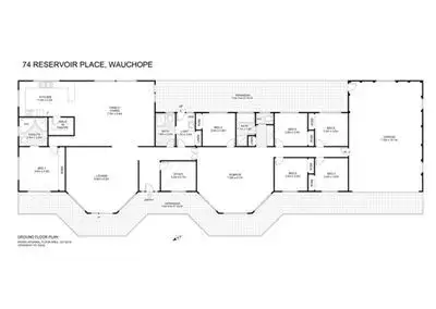 Floorplan of Homely rural property listing, 74 Reservoir Place, Wauchope NSW 2446