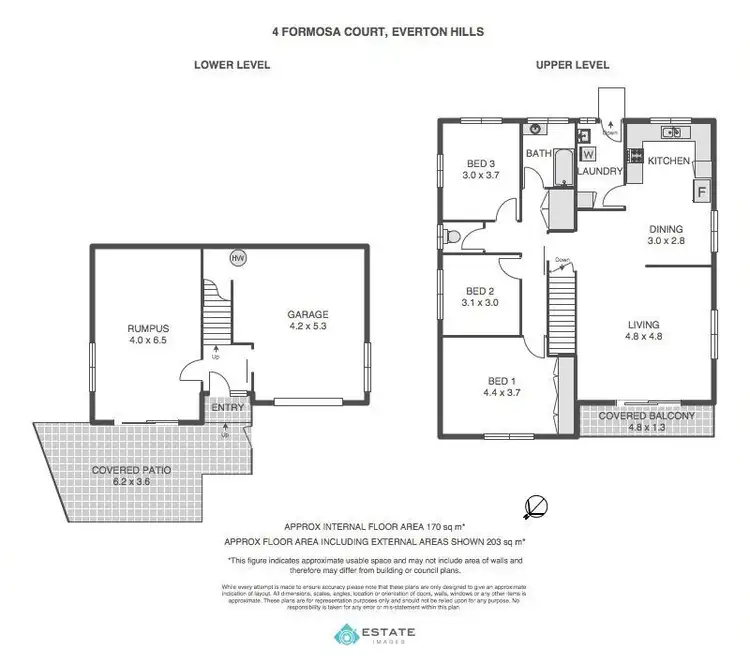 Floorplan of Homely house listing, 4 Formosa Court, Everton Hills QLD 4053