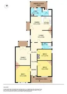 Floorplan of Homely house listing, 17 Barkly Street, Ballarat East VIC 3350