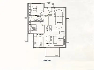 Floorplan of Homely unit listing, Lot 71/3 Linoak Avenue, Lalor VIC 3075