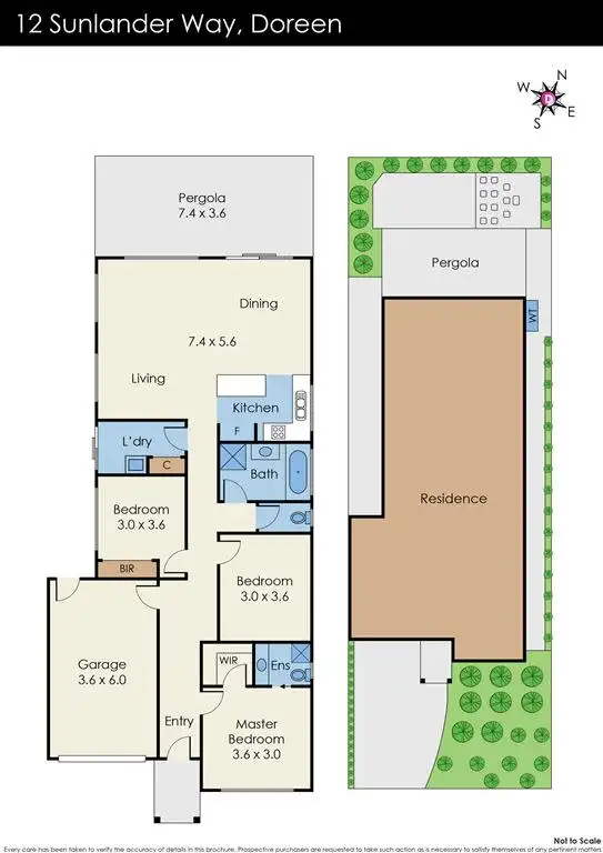 Floorplan of Homely house listing, 12 Sunlander Way, Doreen VIC 3754