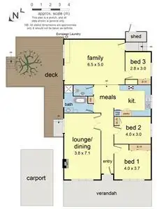 Floorplan of Homely house listing, 8 Charles Street, Kilsyth VIC 3137