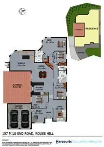 Floorplan of Homely house listing, 157 Mile End Road, Rouse Hill NSW 2155