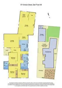 Floorplan of Homely house listing, 97 Kinlock Street, Bell Post Hill VIC 3215