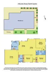Floorplan of Homely townhouse listing, 3 Kendra Street, North Geelong VIC 3215