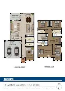 Floorplan of Homely house listing, 11 Lyrebird Crescent, The Ponds NSW 2769