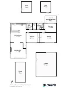 Floorplan of Homely house listing, 43 Bay Road, Midway Point TAS 7171