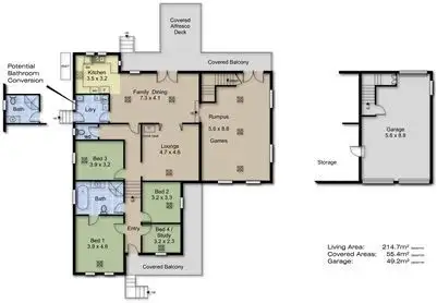 Floorplan of Homely house listing, 30A Matthew Smillie Drive, Nairne SA 5252