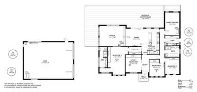 Floorplan of Homely house listing, 98 Higgins Road, Port Elliot SA 5212