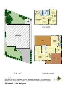 Floorplan of Homely house listing, 34 Redden Drive, Kellyville NSW 2155