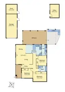 Floorplan of Homely house listing, 116 Edgars Road, Thomastown VIC 3074