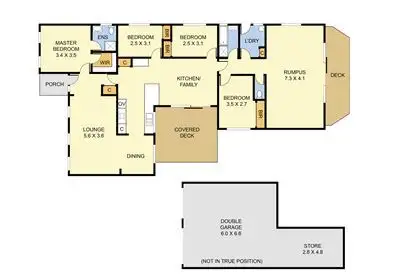 Floorplan of Homely house listing, 26 Avington Crescent, Boronia VIC 3155