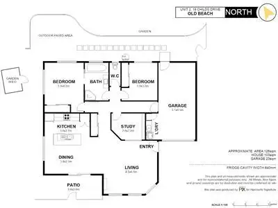 Floorplan of Homely unit listing, 2/18 Childs Drive, Old Beach TAS 7017