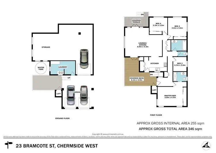 Floorplan of Homely house listing, 23 Bramcote Street, Chermside West QLD 4032