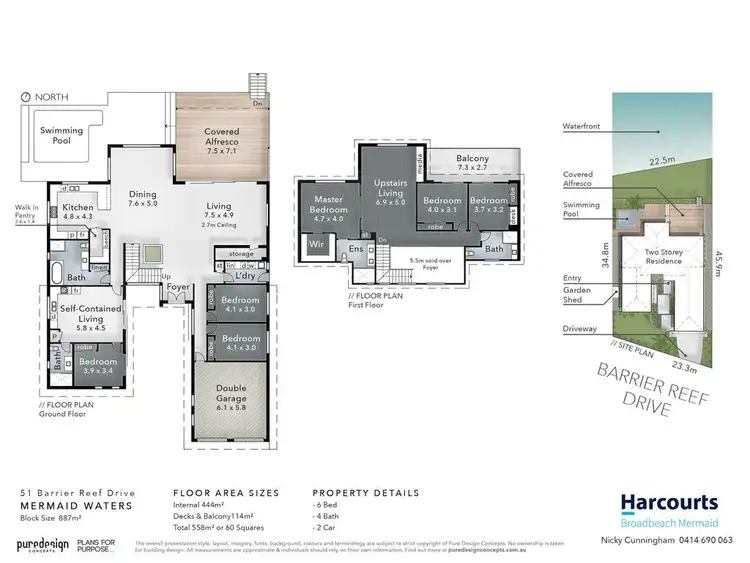 Floorplan of Homely house listing, 51 Barrier Reef Drive, Mermaid Waters QLD 4218