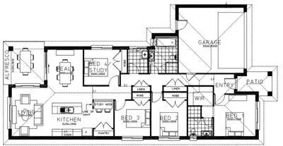 Floorplan of Homely house listing, Lot 4253 Cassidy Street, Spring Farm NSW 2570