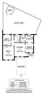 Floorplan of Homely unit listing, 8/12 Morias Place, Pennington SA 5013