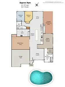 Floorplan of Homely house listing, 17 Culkin Place, McDowall QLD 4053