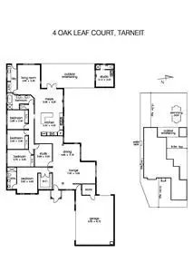 Floorplan of Homely house listing, 4 Oakleaf Court, Tarneit VIC 3029