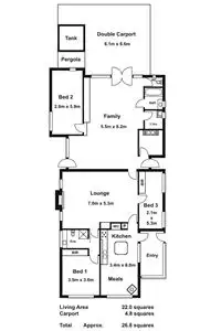 Floorplan of Homely house listing, 76 Rutherford Road, Warneet VIC 3980