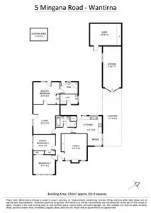 Floorplan of Homely house listing, 5 Mingana Road, Wantirna South VIC 3152
