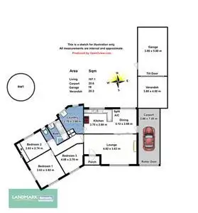 Floorplan of Homely house listing, 16 Paul Street, Riverton SA 5412